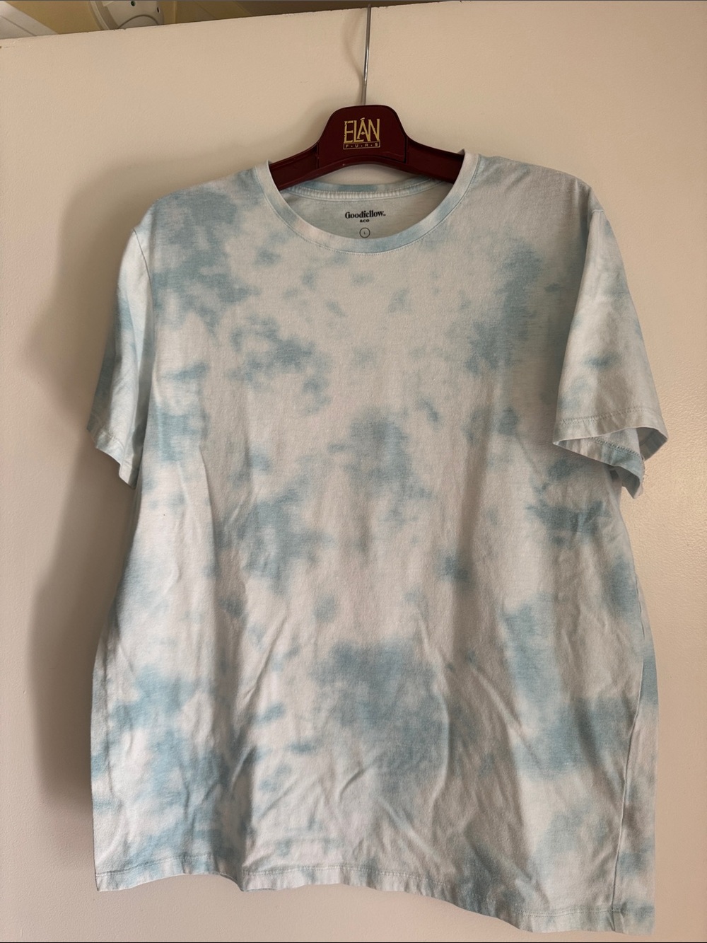 Goodfellow & Co Men’s Light Blue Tie-Dye Short Sleeve Tee Size L